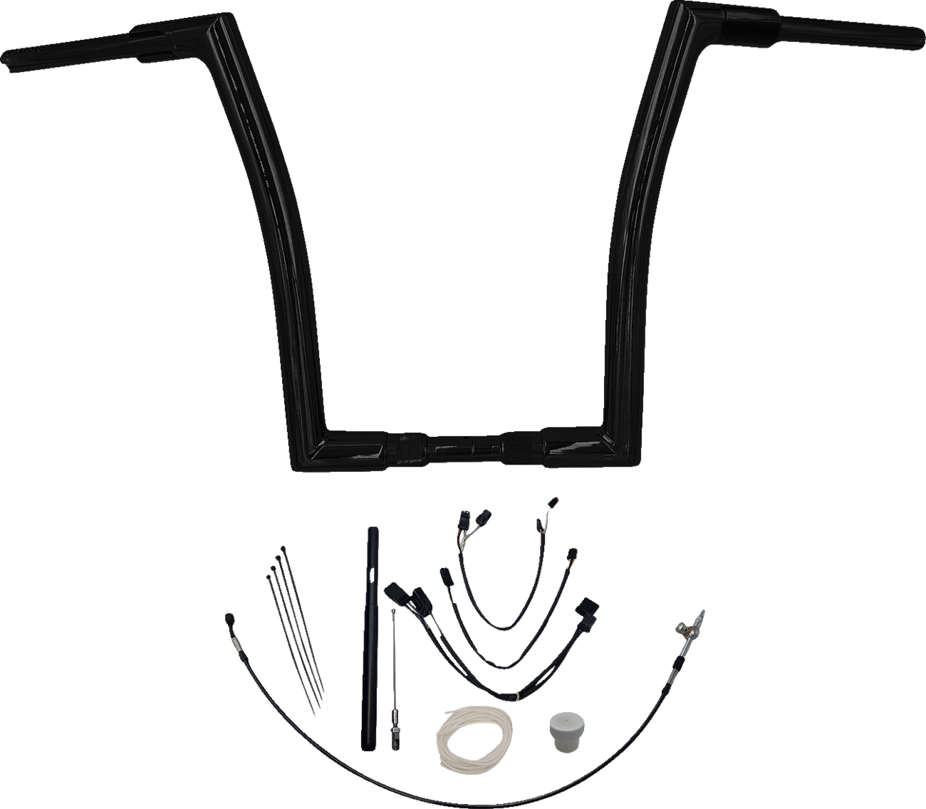 Handlebar Kit - Flat Top - 16" - Black