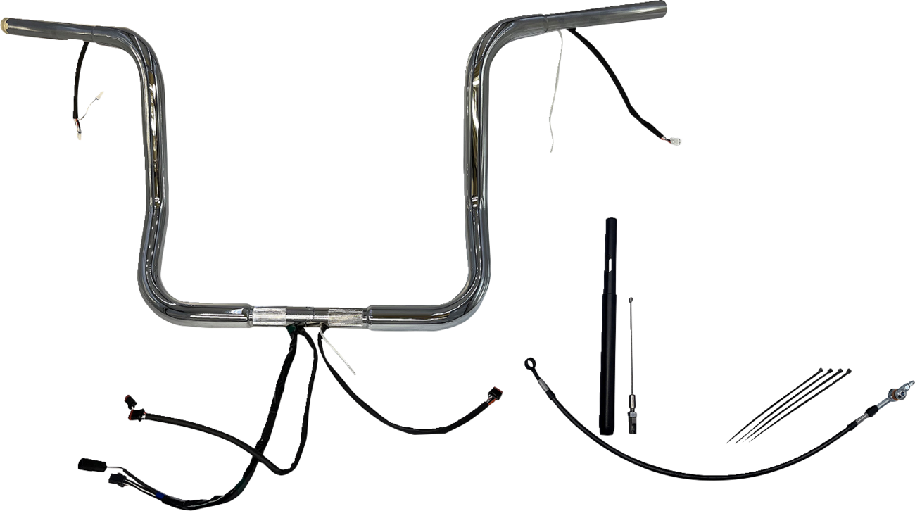 Handlebar Kit - Rounded Top - 14" - Chrome