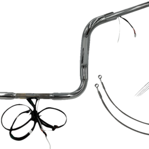 Handlebar Kit - Pointed Top - 12" - Chrome