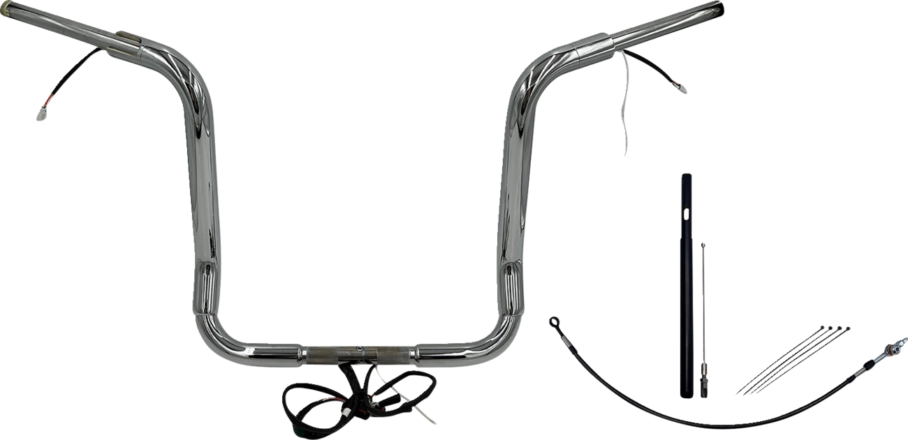 Handlebar Kit - Pointed Top - 16" - Chrome
