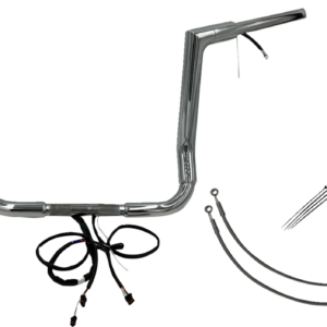 Handlebar Kit - Flat Top - 14" - Chrome
