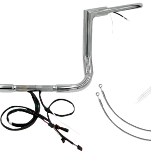 Handlebar Kit - Flat Top - 12" - Chrome