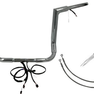 Handlebar Kit - Flat Top - 14" - Chrome