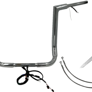 Handlebar Kit - Flat Top - 16" - Chrome