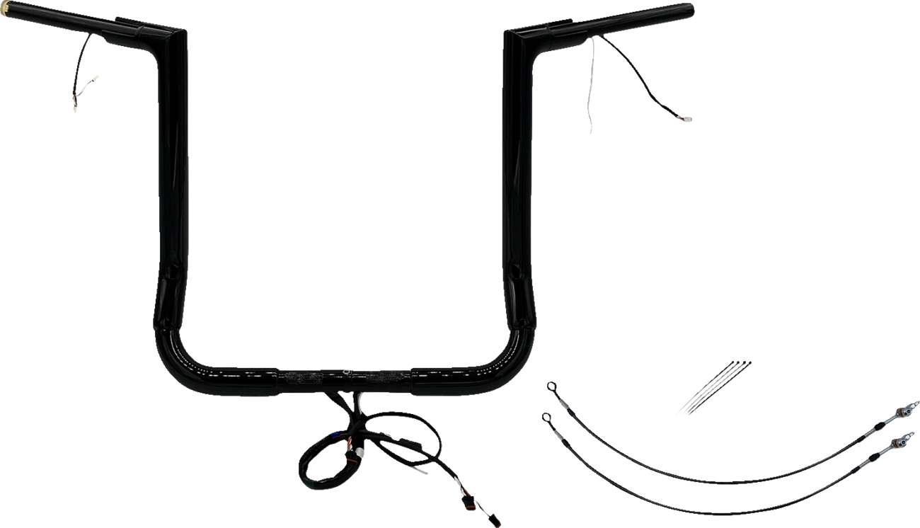 Handlebar Kit - Flat Top - 16" - Black