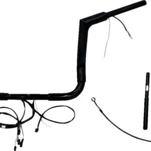 Handlebar Kit - Flat Top - 12" - Black