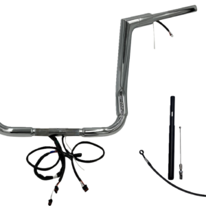 Handlebar Kit - Flat Top - 14" - Chrome