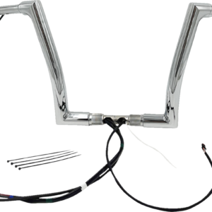Handlebar Kit - Flat Top - 12" - Chrome