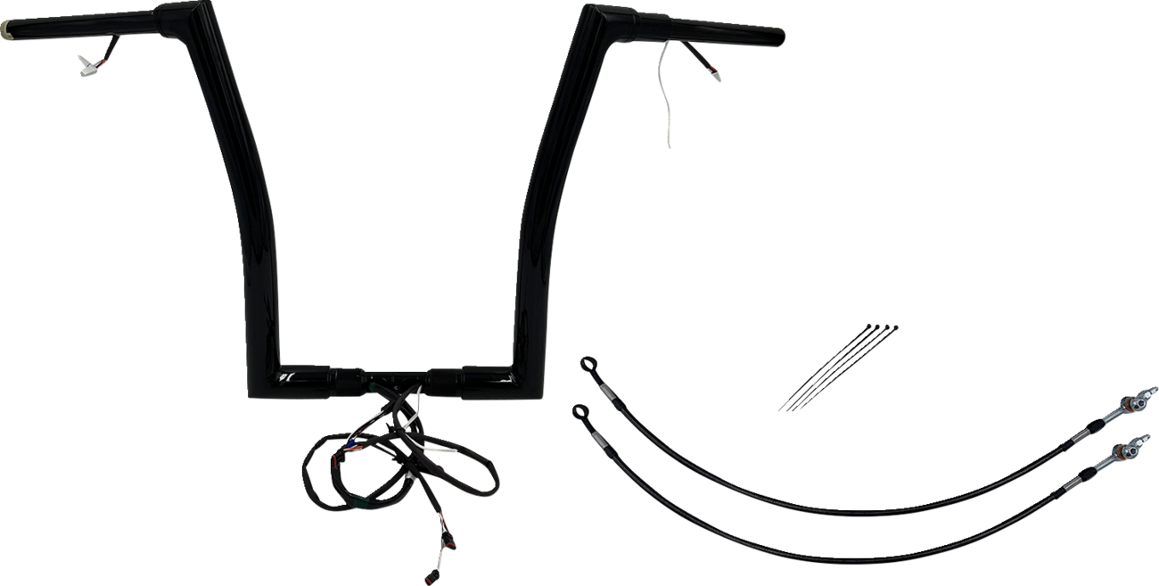 Handlebar Kit - Flat Top - 16" - Black