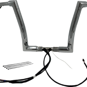 Handlebar Kit - Flat Top - 12" - Chrome