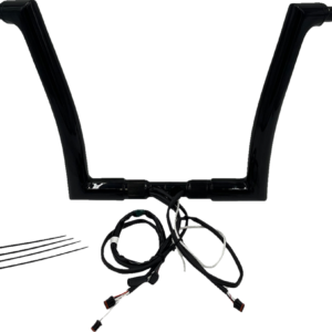 Handlebar Kit - Flat Top - 12" - Black