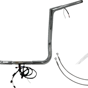 Handlebar Kit - Flat Top - 16" - Chrome