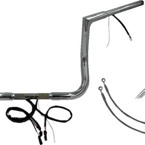 Handlebar Kit - Flat Top - 12" - Chrome
