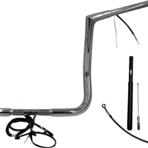 Handlebar Kit - Flat Top - 14" - Chrome