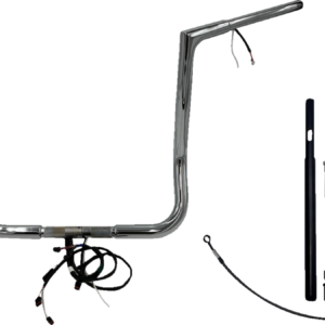Handlebar Kit - Flat Top - 16" - Chrome