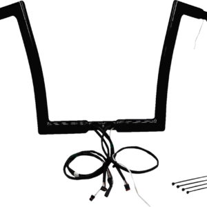 Handlebar Kit - Flat Top - 12" - Black