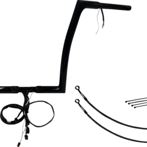 Handlebar Kit - Flat Top - 14" - Black
