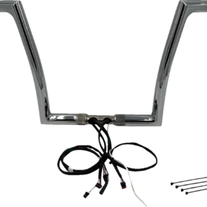Handlebar Kit - Flat Top - 12" - Chrome