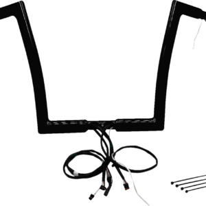 Handlebar Kit - Flat Top - 12" - Black
