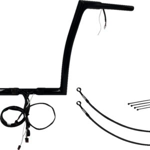 Handlebar Kit - Flat Top - 14" - Black