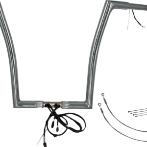 Handlebar Kit - Flat Top - 16" - Chrome
