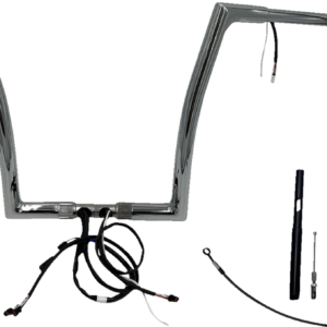 Handlebar Kit - Flat Top - 14" - Chrome