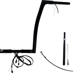 Handlebar Kit - Flat Top - 16" - Black
