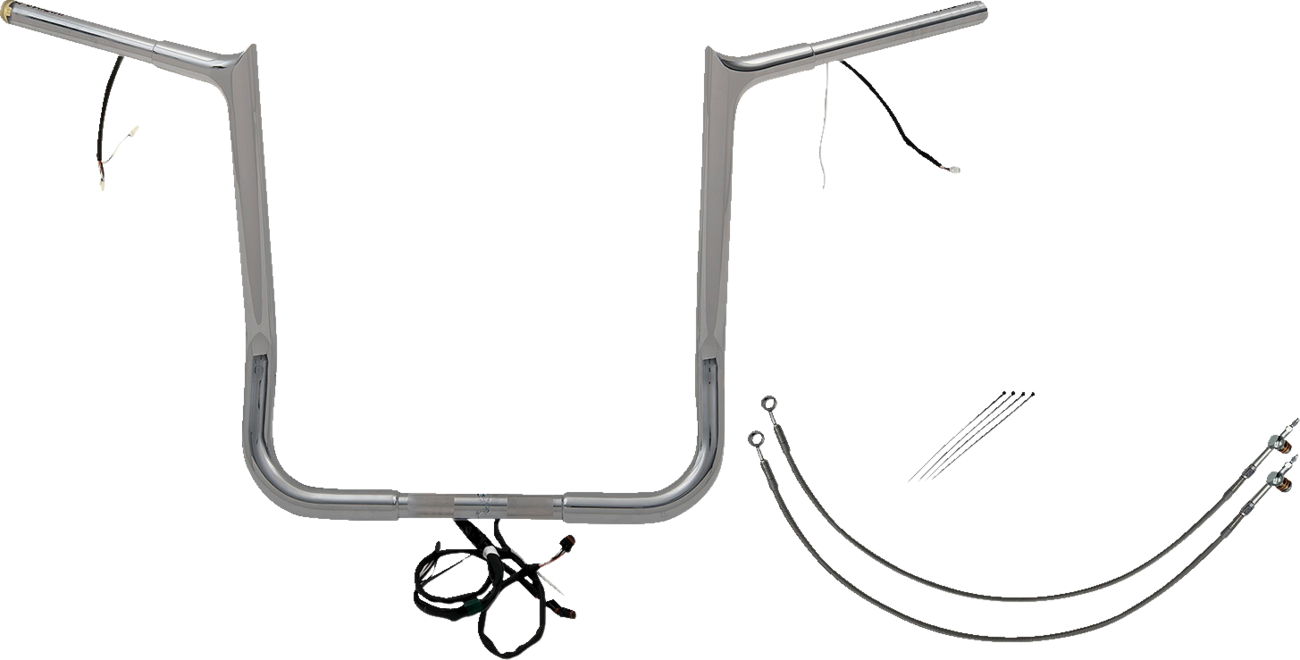 Handlebar Kit - Pointed Top - 16" - Chrome