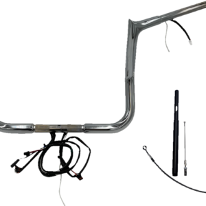 Handlebar Kit - Pointed Top - 12" - Chrome