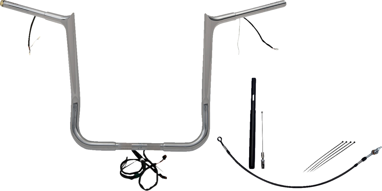 Handlebar Kit - Pointed Top - 16" - Chrome