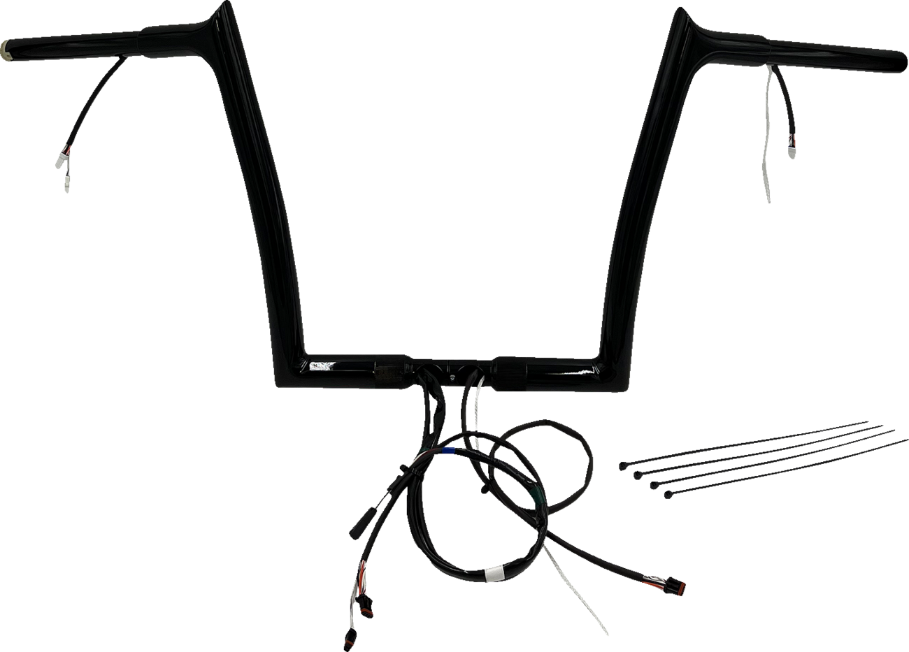 Handlebar Kit - Pointed Top - 12" - Black