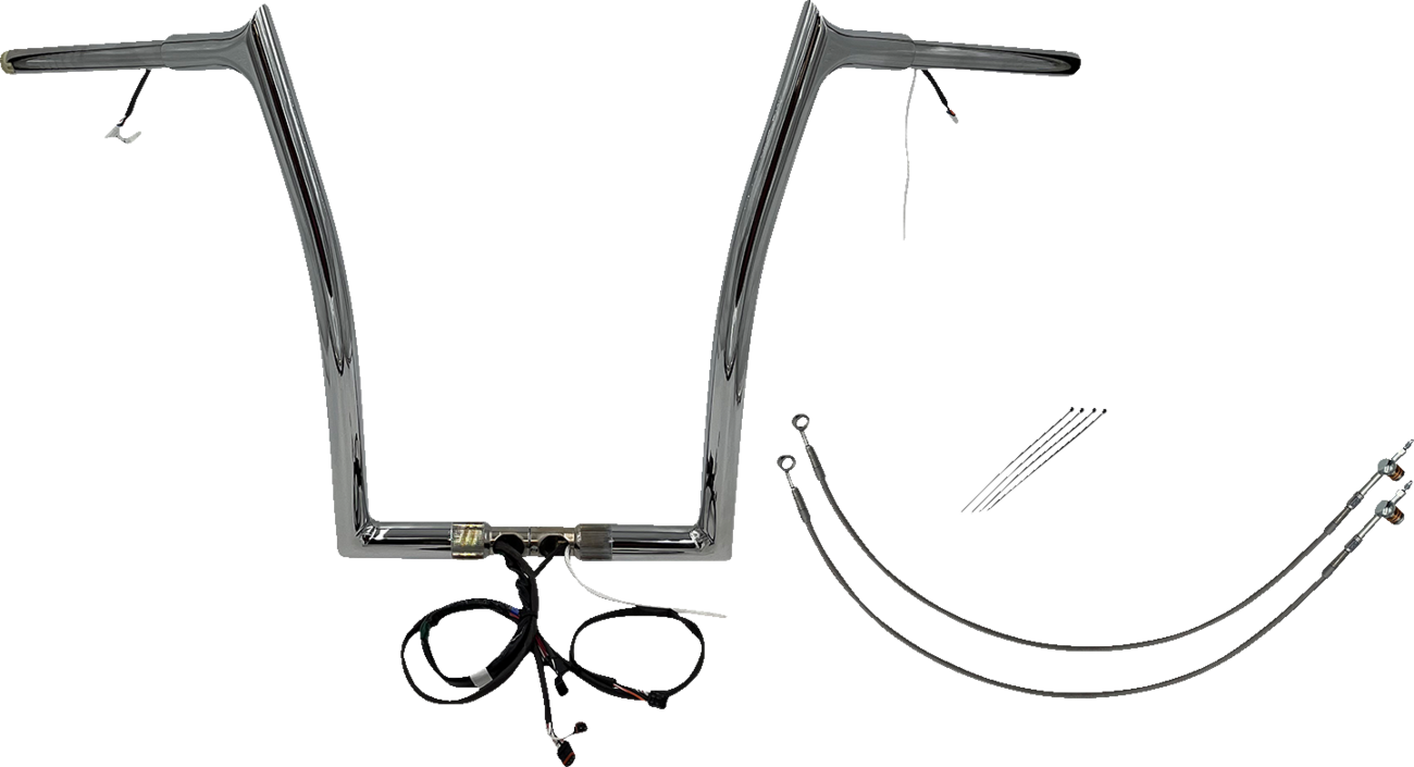Handlebar Kit - Pointed Top - 16" - Chrome