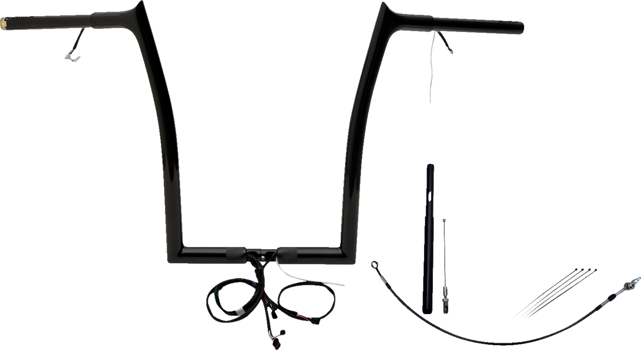 Handlebar Kit - Pointed Top - 16" - Black