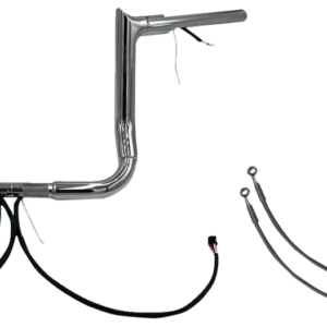 Handlebar Kit - Pointed Top - 12" - Chrome