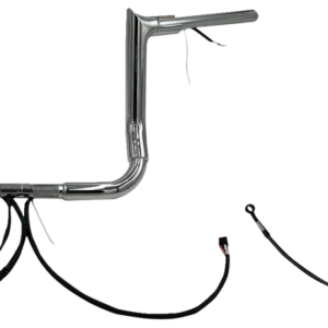 Handlebar Kit - Pointed Top - 12" - Chrome
