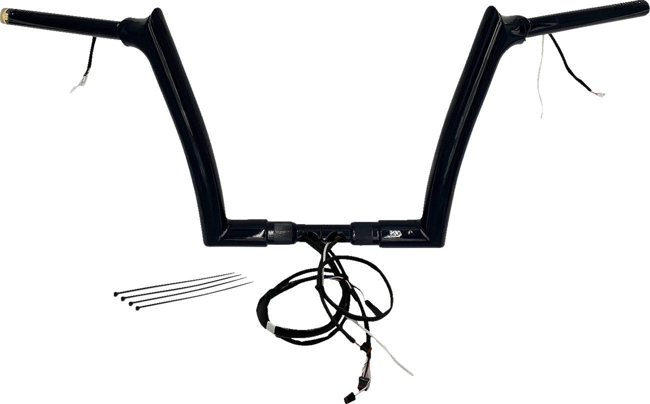 Handlebar Kit - Pointed Top - 12" - Black
