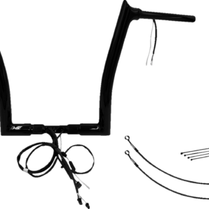 Handlebar Kit - Pointed Top - 14" - Black