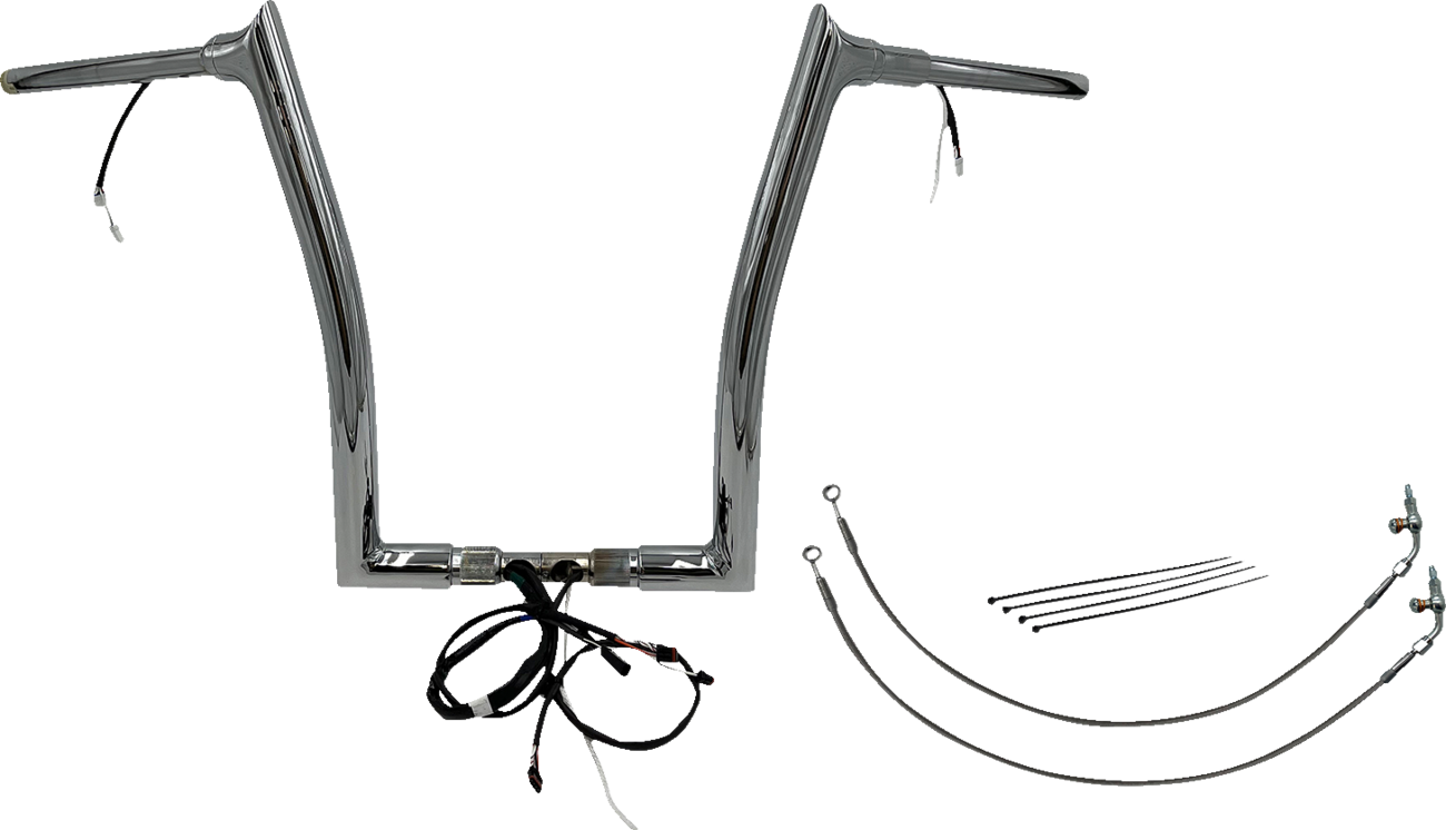 Handlebar Kit - Pointed Top - 16" - Chrome