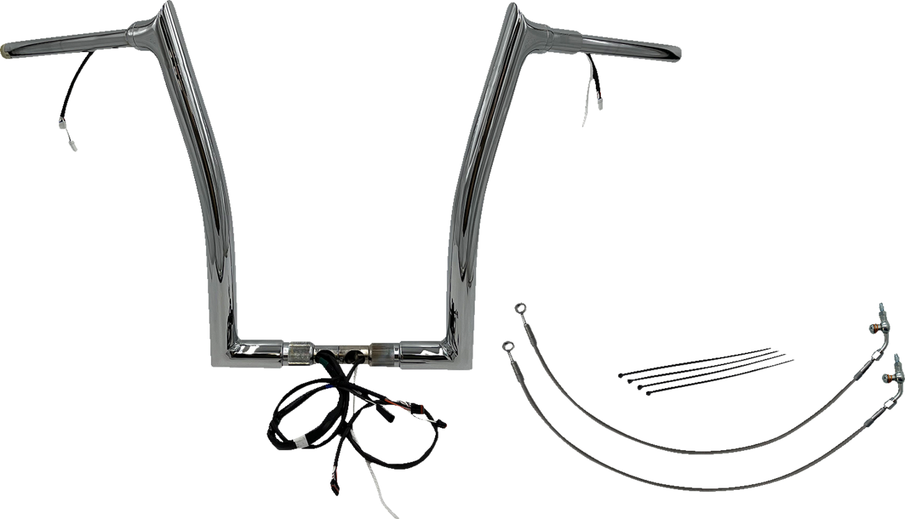 Handlebar Kit - Pointed Top - 16" - Chrome
