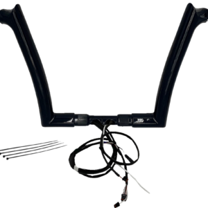 Handlebar Kit - Pointed Top - 12" - Black