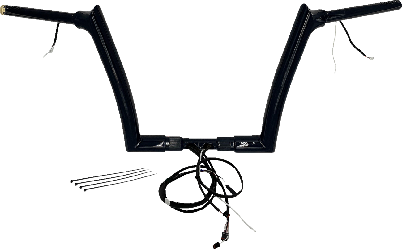 Handlebar Kit - Pointed Top - 12" - Black