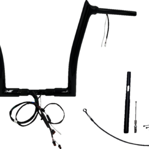 Handlebar Kit - Pointed Top - 14" - Black