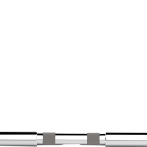 Handlebar - Twin Round - 10" - Chrome