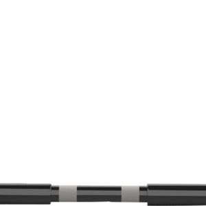 Handlebar - Twin Round - 10" - Black