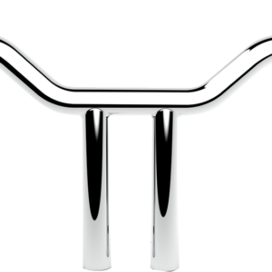Handlebar - One-Piece Kagefighter - 12" x 1-1/2" - Chrome