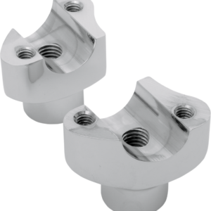 Risers - Straight - 1.7" - Chrome