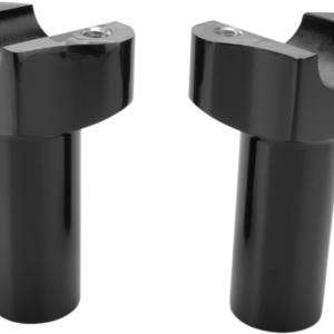 Risers - Straight - 3-1/2" - Black