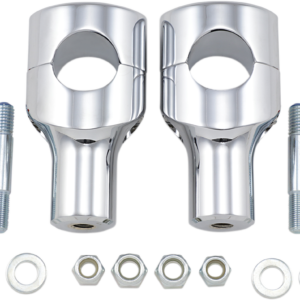 Risers - Big Buffalo - 3" - Chrome