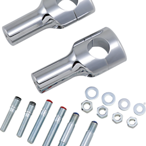 Risers - Big Buffalo - 4" - Chrome