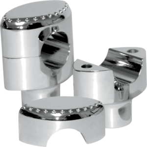 Risers - Drilled - 1-1/2" - Chrome
